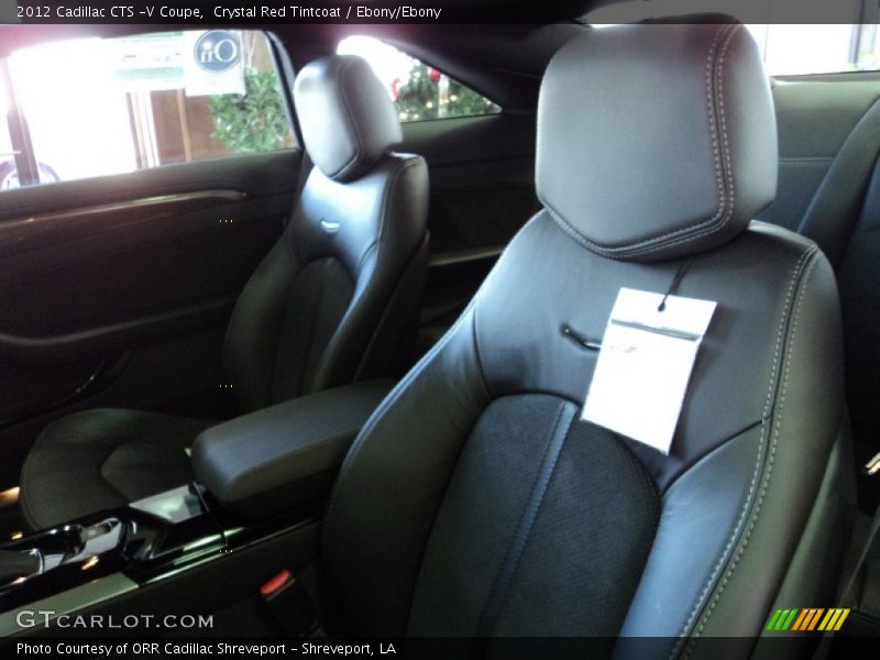 Crystal Red Tintcoat / Ebony/Ebony 2012 Cadillac CTS -V Coupe