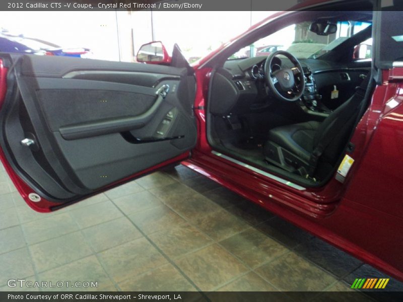 Crystal Red Tintcoat / Ebony/Ebony 2012 Cadillac CTS -V Coupe