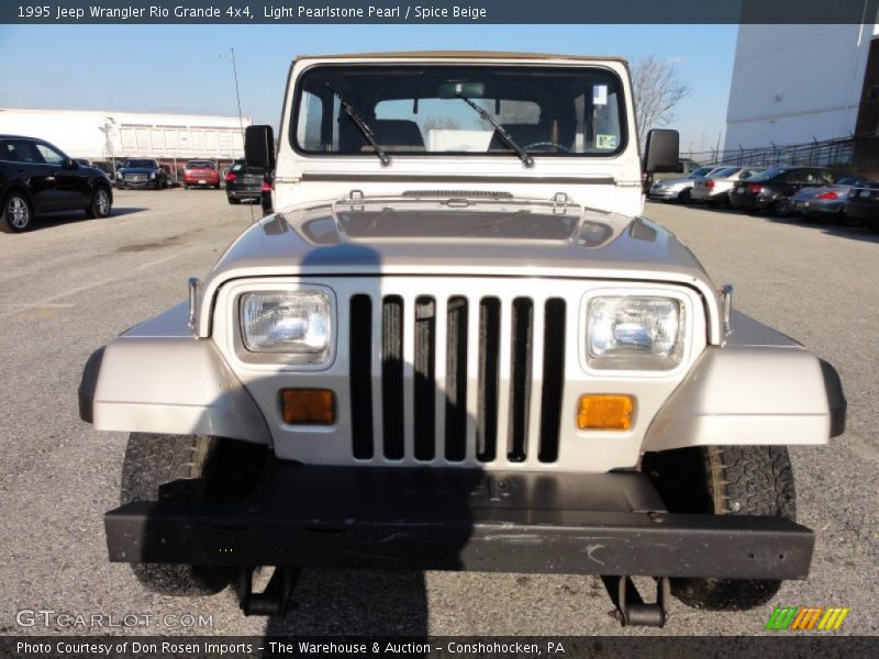Light Pearlstone Pearl / Spice Beige 1995 Jeep Wrangler Rio Grande 4x4