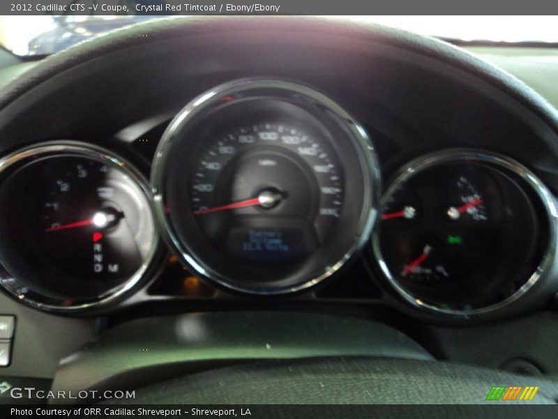 Crystal Red Tintcoat / Ebony/Ebony 2012 Cadillac CTS -V Coupe