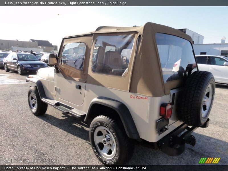 Light Pearlstone Pearl / Spice Beige 1995 Jeep Wrangler Rio Grande 4x4