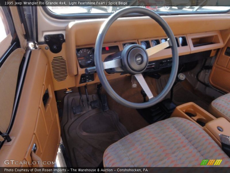  1995 Wrangler Rio Grande 4x4 Spice Beige Interior