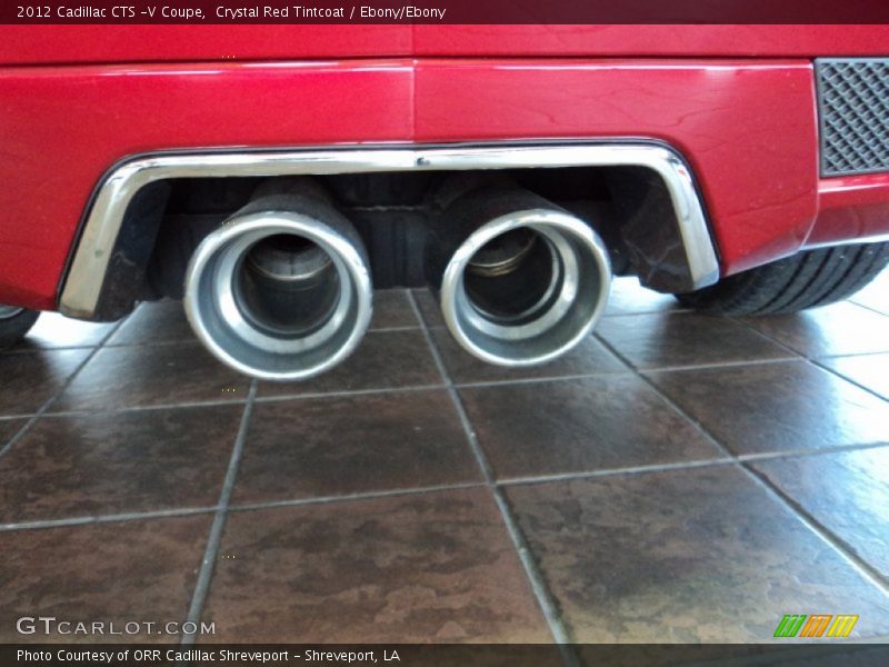 Exhaust of 2012 CTS -V Coupe