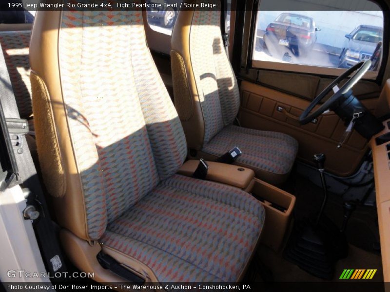 Light Pearlstone Pearl / Spice Beige 1995 Jeep Wrangler Rio Grande 4x4