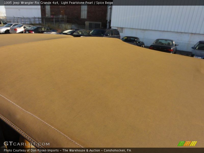 Light Pearlstone Pearl / Spice Beige 1995 Jeep Wrangler Rio Grande 4x4