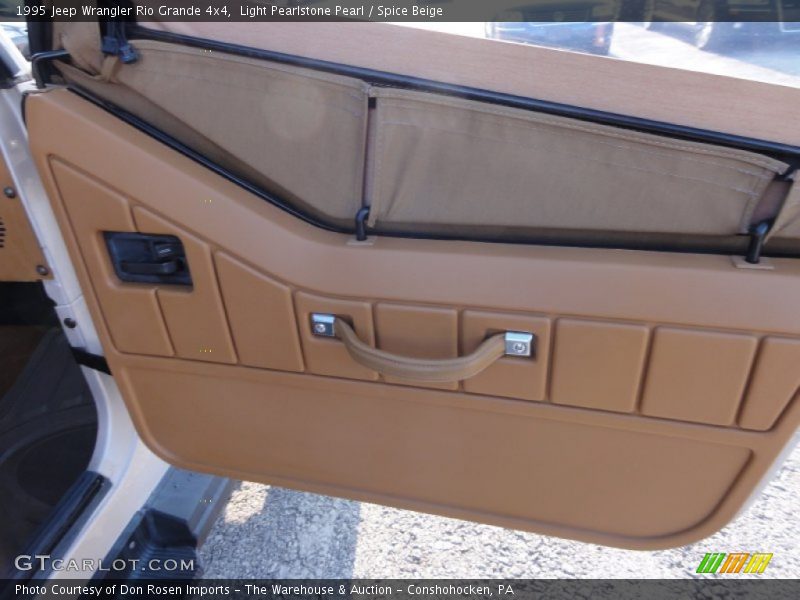 Light Pearlstone Pearl / Spice Beige 1995 Jeep Wrangler Rio Grande 4x4
