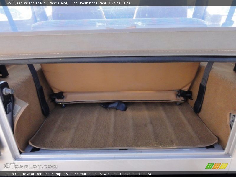 Light Pearlstone Pearl / Spice Beige 1995 Jeep Wrangler Rio Grande 4x4