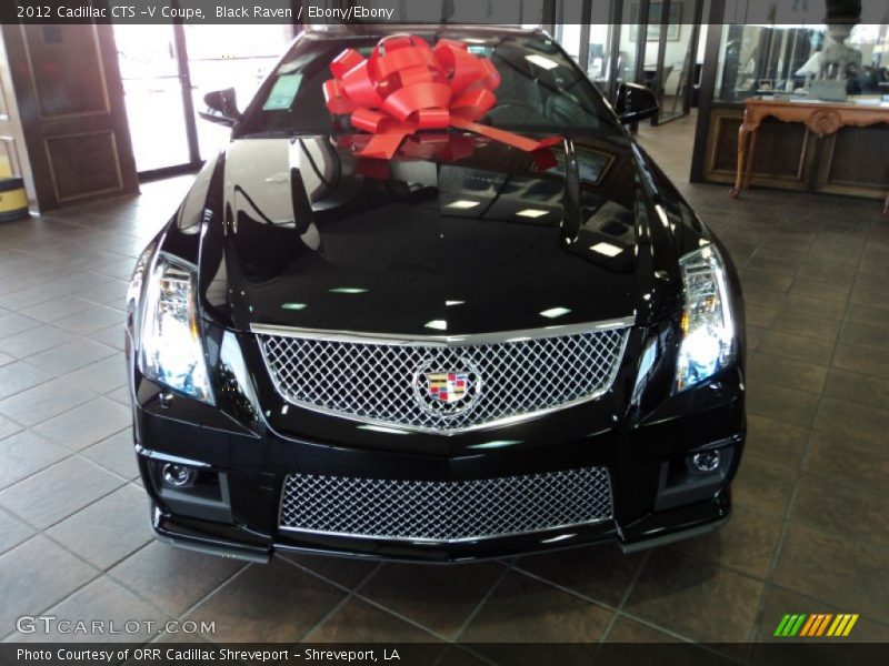 Black Raven / Ebony/Ebony 2012 Cadillac CTS -V Coupe