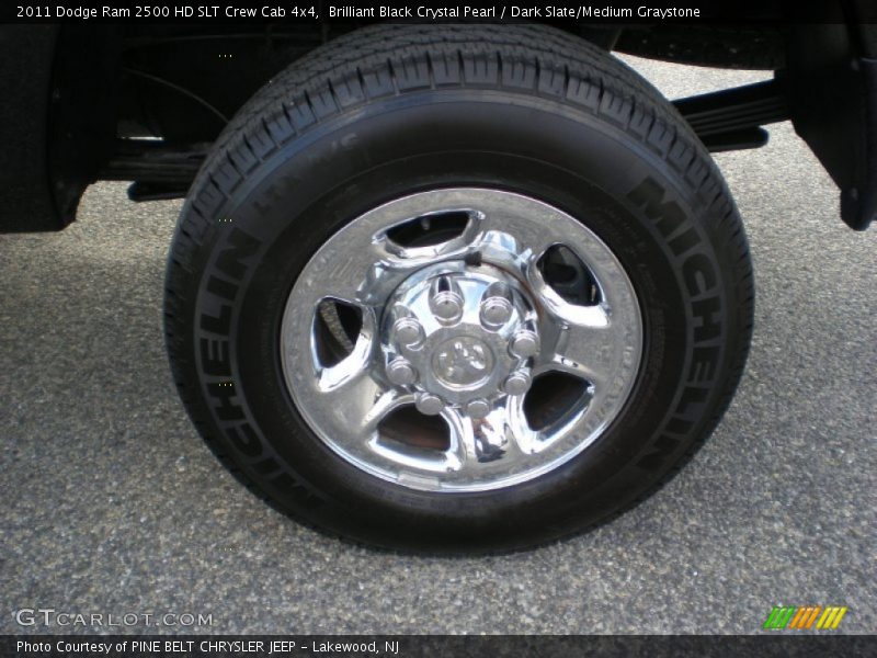 Brilliant Black Crystal Pearl / Dark Slate/Medium Graystone 2011 Dodge Ram 2500 HD SLT Crew Cab 4x4