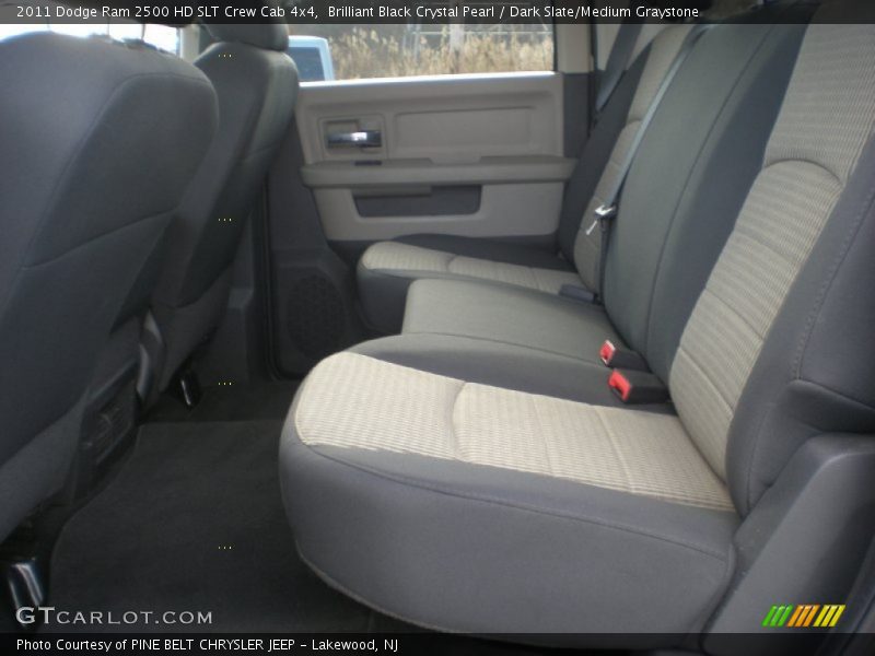 Brilliant Black Crystal Pearl / Dark Slate/Medium Graystone 2011 Dodge Ram 2500 HD SLT Crew Cab 4x4