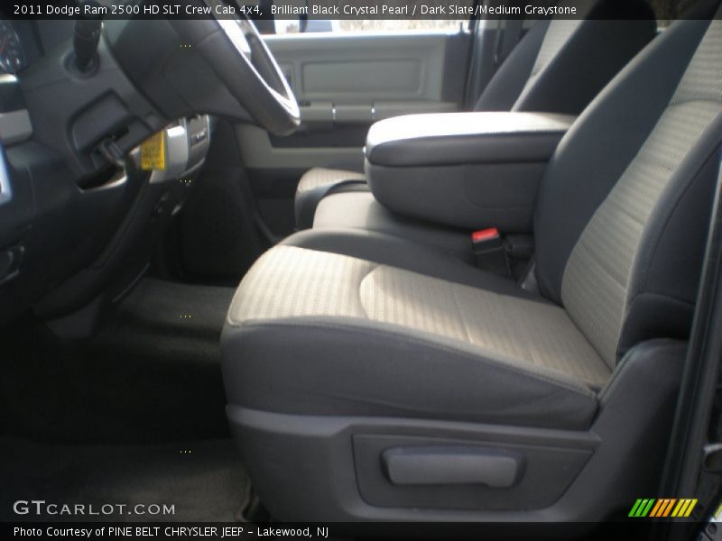 Brilliant Black Crystal Pearl / Dark Slate/Medium Graystone 2011 Dodge Ram 2500 HD SLT Crew Cab 4x4