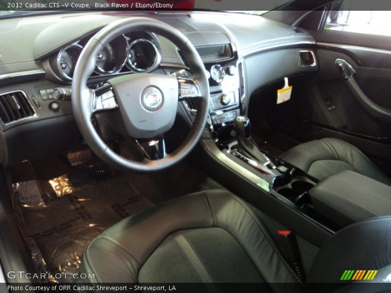 Ebony/Ebony Interior - 2012 CTS -V Coupe 