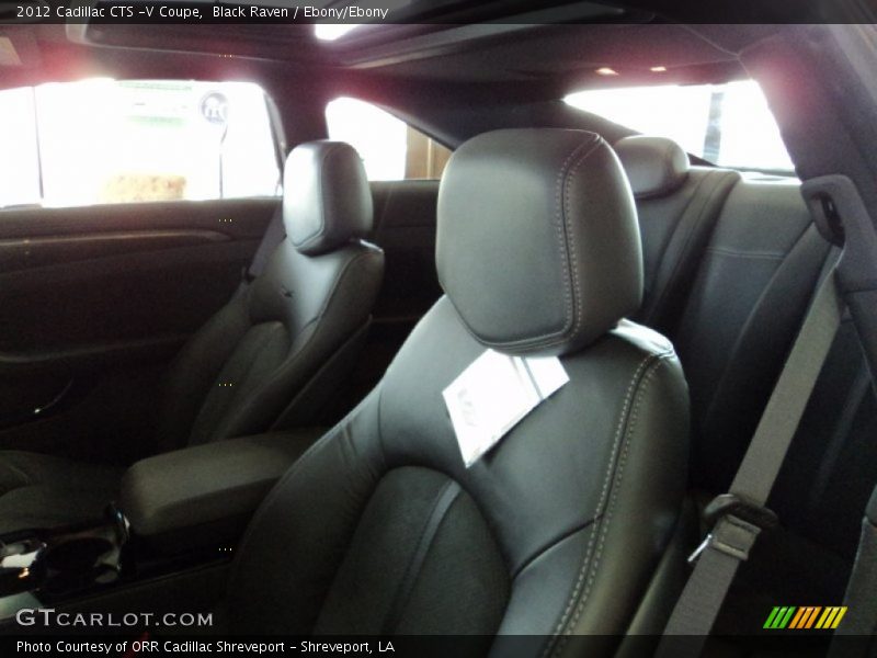 Black Raven / Ebony/Ebony 2012 Cadillac CTS -V Coupe