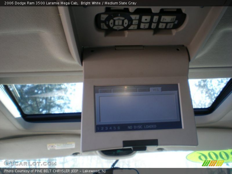 Bright White / Medium Slate Gray 2006 Dodge Ram 3500 Laramie Mega Cab