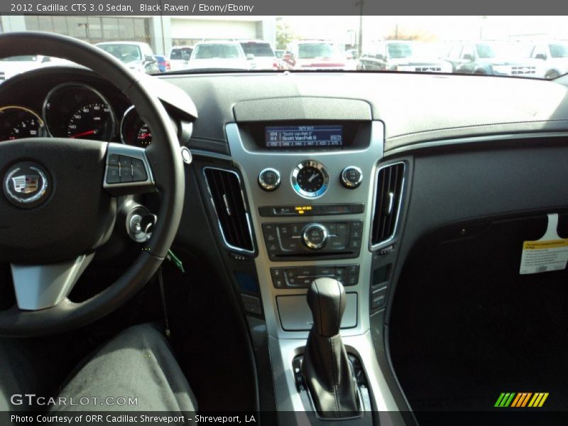 Black Raven / Ebony/Ebony 2012 Cadillac CTS 3.0 Sedan