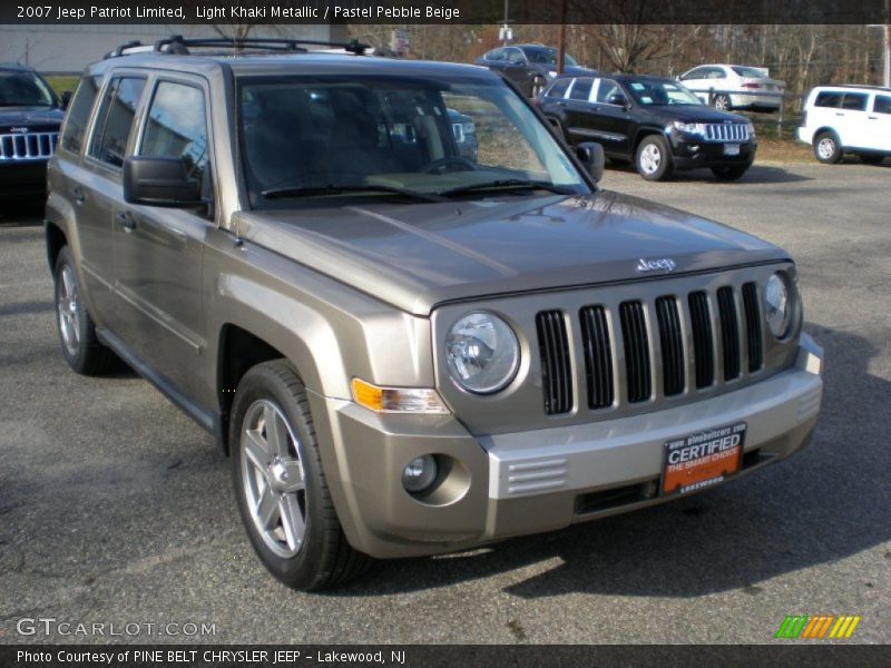 Light Khaki Metallic / Pastel Pebble Beige 2007 Jeep Patriot Limited