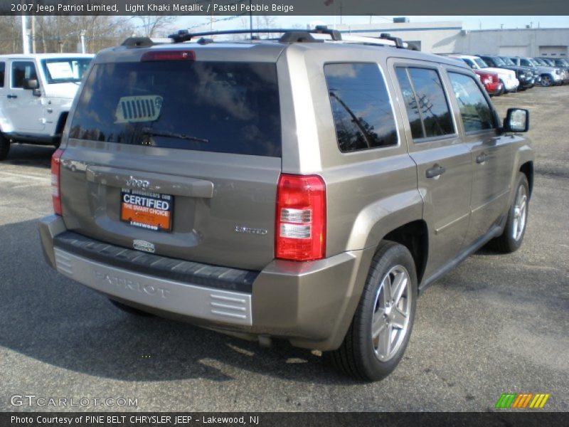 Light Khaki Metallic / Pastel Pebble Beige 2007 Jeep Patriot Limited
