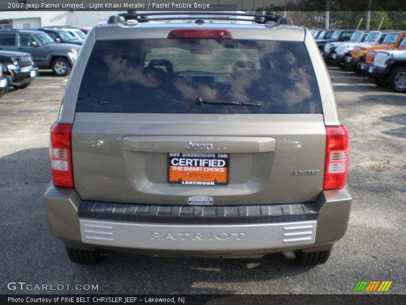 Light Khaki Metallic / Pastel Pebble Beige 2007 Jeep Patriot Limited