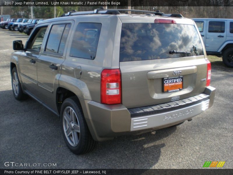 Light Khaki Metallic / Pastel Pebble Beige 2007 Jeep Patriot Limited