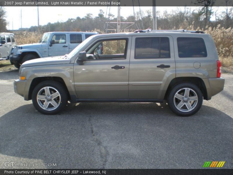 Light Khaki Metallic / Pastel Pebble Beige 2007 Jeep Patriot Limited