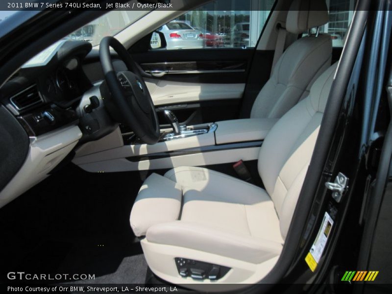 Jet Black / Oyster/Black 2011 BMW 7 Series 740Li Sedan