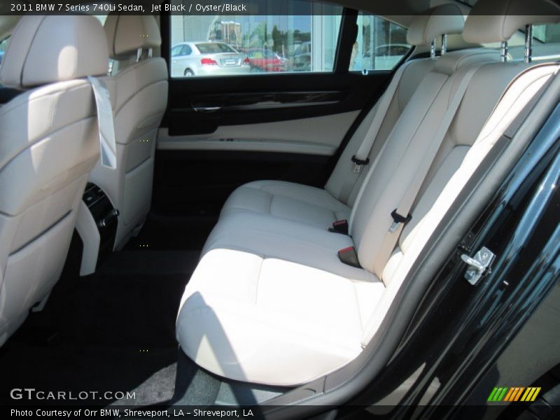 Jet Black / Oyster/Black 2011 BMW 7 Series 740Li Sedan