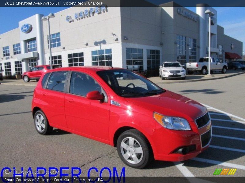 Victory Red / Charcoal 2011 Chevrolet Aveo Aveo5 LT