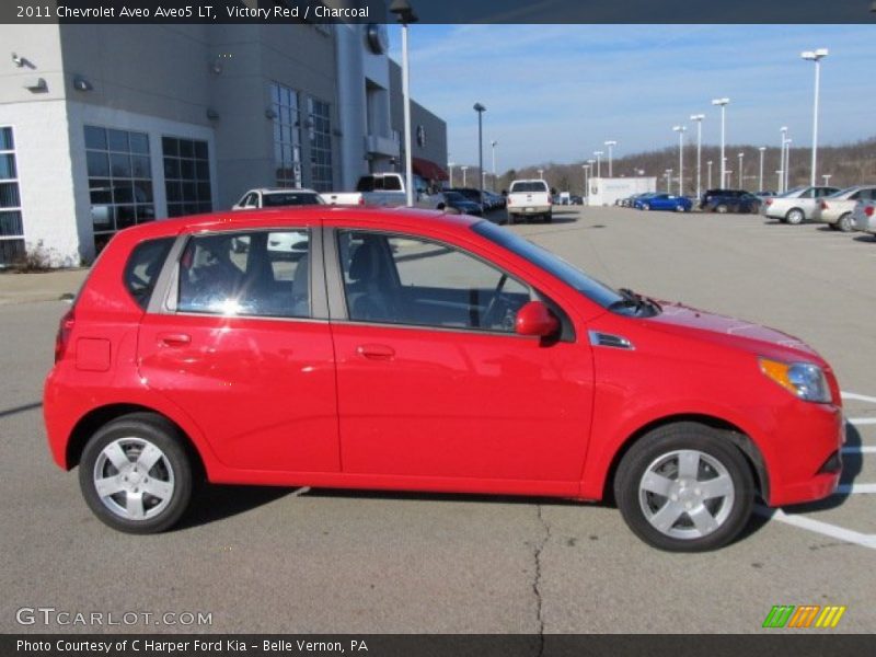 Victory Red / Charcoal 2011 Chevrolet Aveo Aveo5 LT