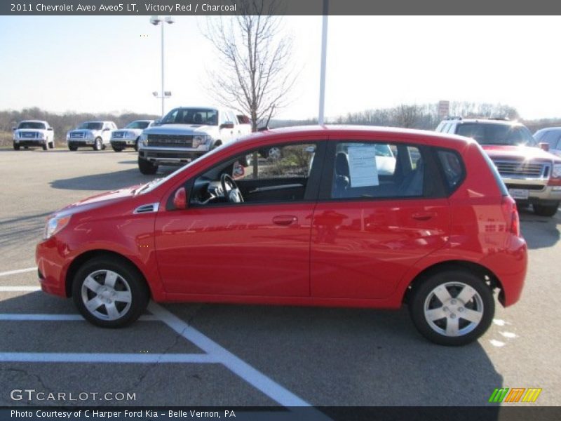 Victory Red / Charcoal 2011 Chevrolet Aveo Aveo5 LT