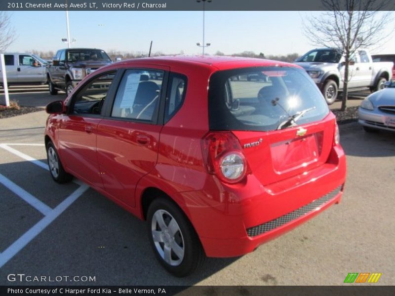 Victory Red / Charcoal 2011 Chevrolet Aveo Aveo5 LT