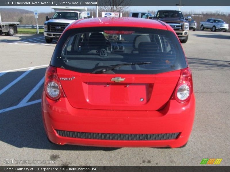 Victory Red / Charcoal 2011 Chevrolet Aveo Aveo5 LT