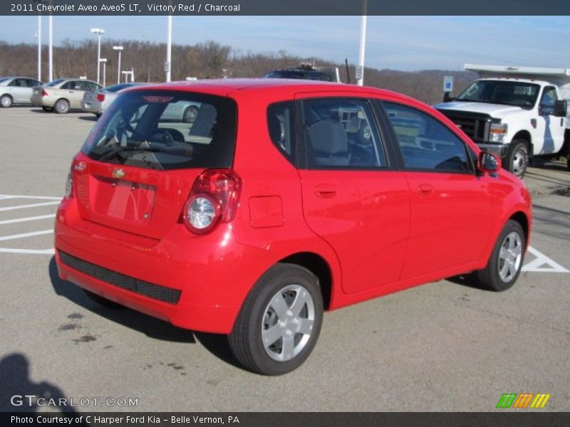 Victory Red / Charcoal 2011 Chevrolet Aveo Aveo5 LT