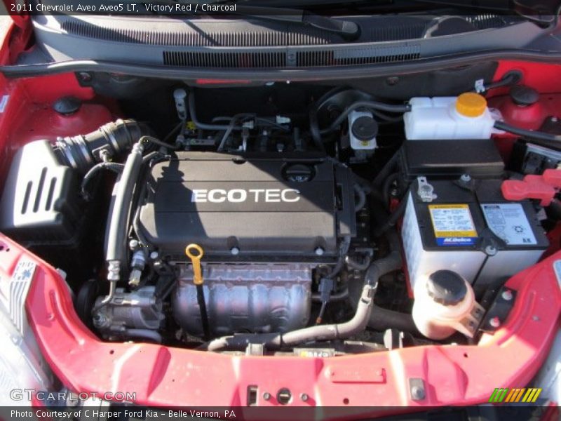 Victory Red / Charcoal 2011 Chevrolet Aveo Aveo5 LT