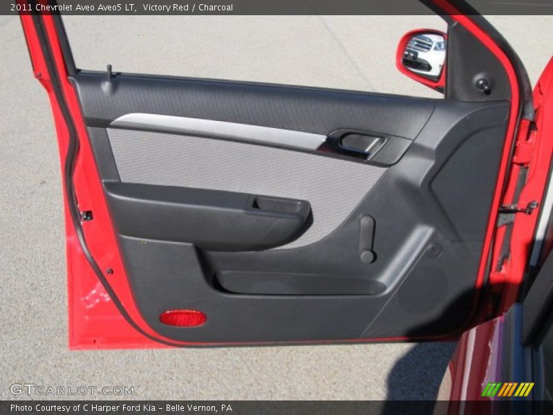 Victory Red / Charcoal 2011 Chevrolet Aveo Aveo5 LT