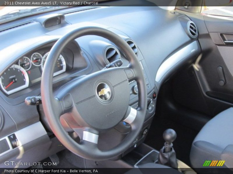 Victory Red / Charcoal 2011 Chevrolet Aveo Aveo5 LT