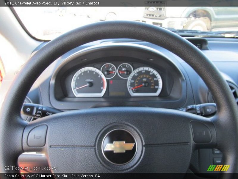 Victory Red / Charcoal 2011 Chevrolet Aveo Aveo5 LT