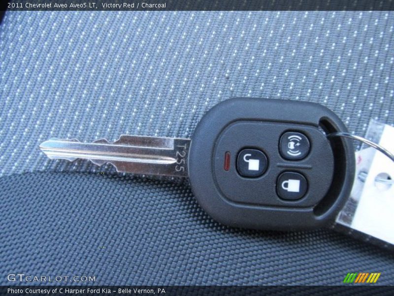 Victory Red / Charcoal 2011 Chevrolet Aveo Aveo5 LT