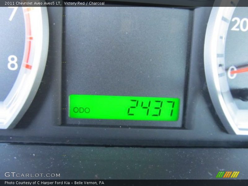 Victory Red / Charcoal 2011 Chevrolet Aveo Aveo5 LT