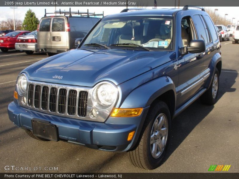 Atlantic Blue Pearlcoat / Medium Slate Gray 2005 Jeep Liberty Limited 4x4