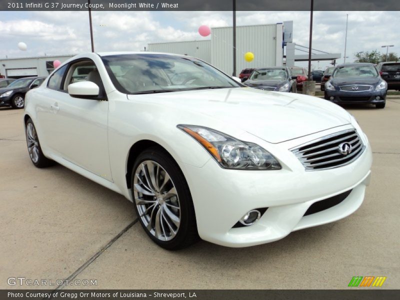 Moonlight White / Wheat 2011 Infiniti G 37 Journey Coupe