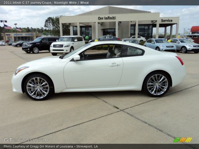 Moonlight White / Wheat 2011 Infiniti G 37 Journey Coupe