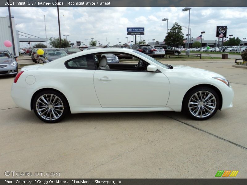  2011 G 37 Journey Coupe Moonlight White