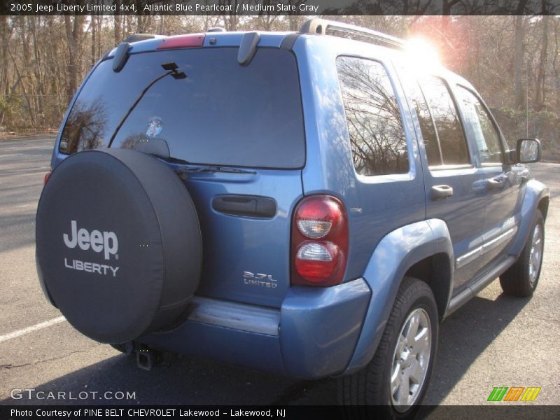 Atlantic Blue Pearlcoat / Medium Slate Gray 2005 Jeep Liberty Limited 4x4
