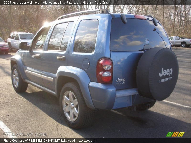 Atlantic Blue Pearlcoat / Medium Slate Gray 2005 Jeep Liberty Limited 4x4