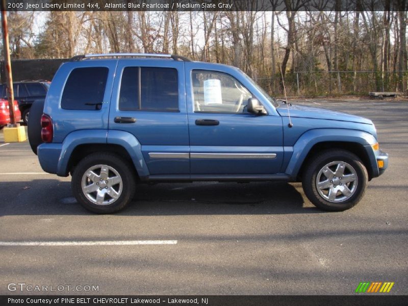Atlantic Blue Pearlcoat / Medium Slate Gray 2005 Jeep Liberty Limited 4x4