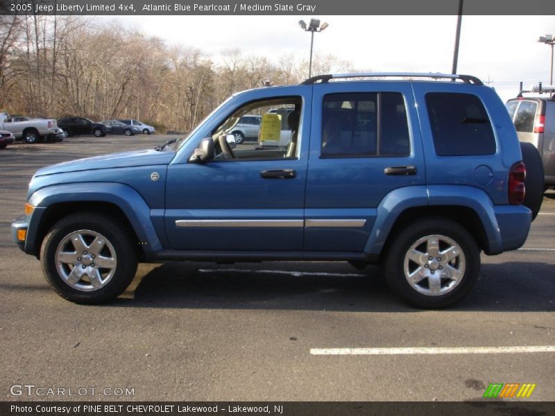 Atlantic Blue Pearlcoat / Medium Slate Gray 2005 Jeep Liberty Limited 4x4