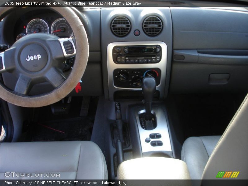Atlantic Blue Pearlcoat / Medium Slate Gray 2005 Jeep Liberty Limited 4x4