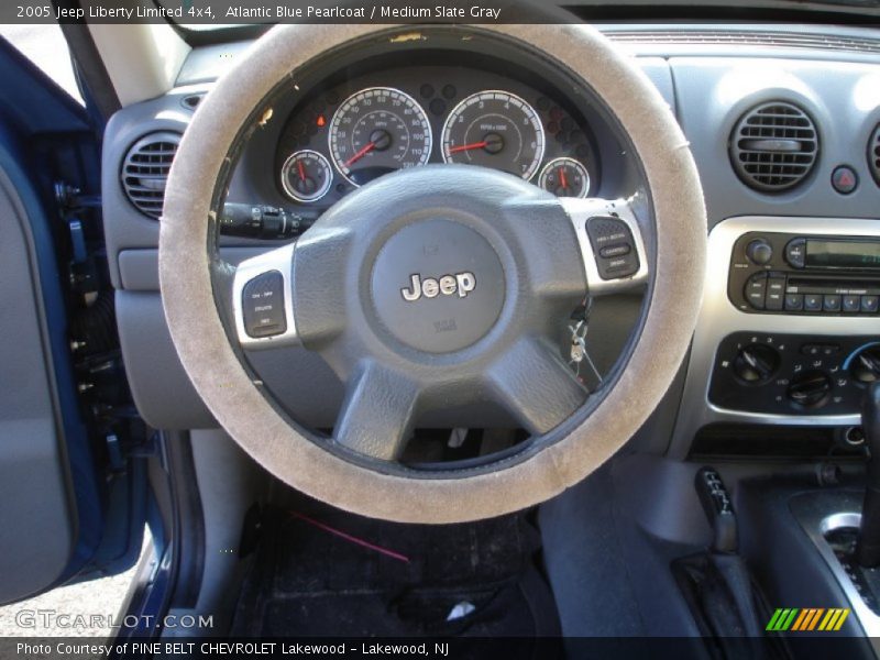 Atlantic Blue Pearlcoat / Medium Slate Gray 2005 Jeep Liberty Limited 4x4