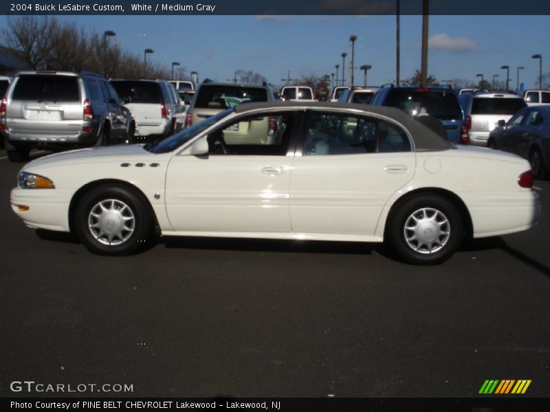 White / Medium Gray 2004 Buick LeSabre Custom
