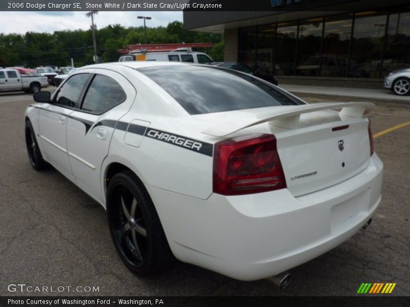 Stone White / Dark Slate Gray/Light Graystone 2006 Dodge Charger SE